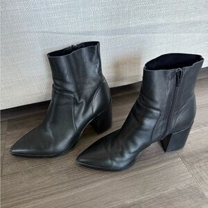 Tony Bianco Brazen black luxe ankle boot